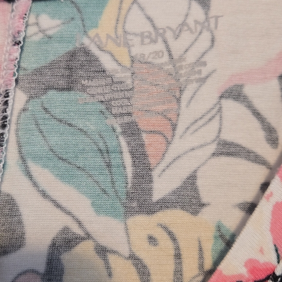 Lane Bryant Tropical Floral Tank Top - Picture 2 of 4